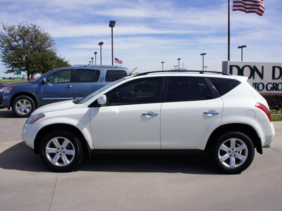 nissan murano 2007 off white suv s gasoline 6 cylinders all whee drive automatic 76018