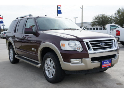 ford explorer 2006 maron suv eddie bauer gasoline 6 cylinders rear wheel drive 5 speed automatic 77090