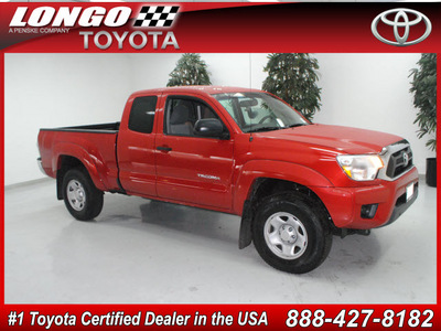toyota tacoma 2012 red prerunner gasoline 4 cylinders 2 wheel drive automatic 91731