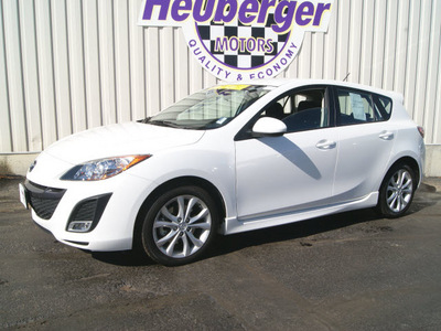 mazda mazda3 2010 crystal white hatchback s sport gasoline 4 cylinders front wheel drive automatic 80905