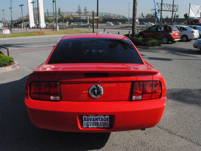ford mustang 2008 dk  red coupe v6 premium gasoline 6 cylinders rear wheel drive automatic 91010