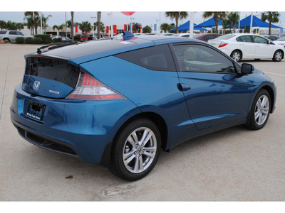 honda cr z 2012 blue coupe hybrid 4 cylinders front wheel drive automatic 77065
