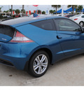 honda cr z 2012 blue coupe hybrid 4 cylinders front wheel drive automatic 77065
