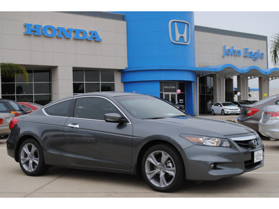 honda accord 2012 dk  gray coupe ex l v6 w navi gasoline 6 cylinders front wheel drive automatic 77065
