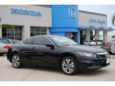 honda accord 2012 black coupe ex gasoline 4 cylinders front wheel drive automatic 77065