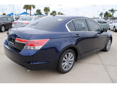 honda accord 2012 blue sedan ex l gasoline 4 cylinders front wheel drive automatic 77065