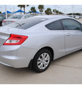 honda civic 2012 silver coupe lx gasoline 4 cylinders front wheel drive automatic 77065