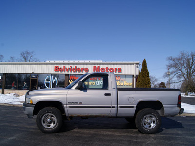 dodge 1500 ram 1998 silver pickup truck 4x4 gasoline v8 4 wheel drive automatic 61008