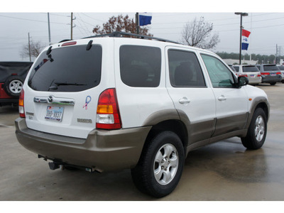 mazda tribute 2004 white suv lx v6 gasoline 6 cylinders front wheel drive 4 speed automatic 77090