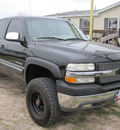 chevrolet silverado 2500hd 2002 black pickup truck ls gasoline 8 cylinders rear wheel drive automatic 77379