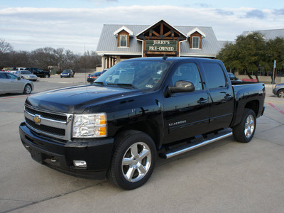 chevrolet silverado 1500 2011 black ltz flex fuel 8 cylinders 4 wheel drive automatic 76087