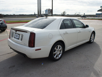 cadillac sts 2006 white sedan gasoline 6 cylinders automatic 76087
