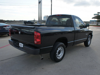 dodge ram pickup 1500 2008 black pickup truck gasoline 6 cylinders rear wheel drive automatic with overdrive 76087