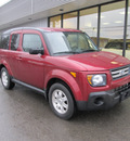 honda element 2008 red suv ex gasoline 4 cylinders all whee drive automatic 13502