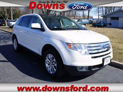 ford edge 2010 white suv limited gasoline 6 cylinders front wheel drive automatic 08753