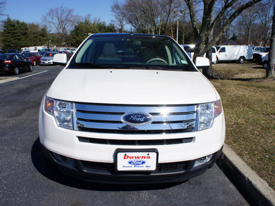 ford edge 2010 white suv limited gasoline 6 cylinders front wheel drive automatic 08753