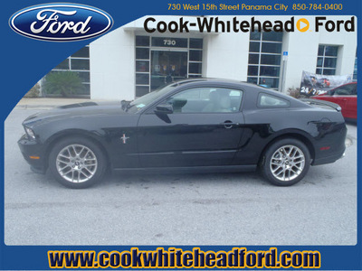 ford mustang 2012 black coupe v6 premium gasoline 6 cylinders rear wheel drive automatic 32401