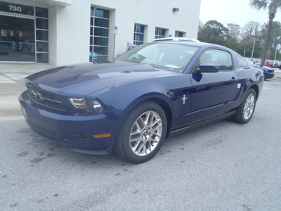 ford mustang 2012 dk  blue coupe v6 premium gasoline 6 cylinders rear wheel drive 6 speed manual 32401