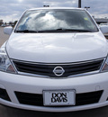 nissan versa 2010 white sedan 1 8 sl gasoline 4 cylinders front wheel drive automatic with overdrive 76018