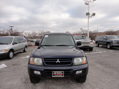 mitsubishi montero 2002 blue suv limited 4x4 gasoline 6 cylinders 4 wheel drive automatic with overdrive 60546