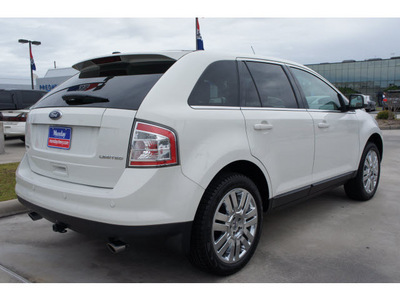 ford edge 2009 white suv limited gasoline 6 cylinders front wheel drive automatic 77090