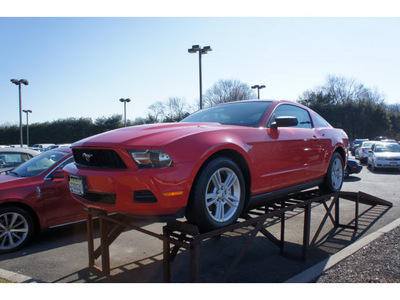 ford mustang 2010 red coupe v6 gasoline 6 cylinders rear wheel drive 5 speed manual 08902
