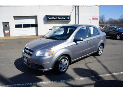 chevrolet aveo 2011 gray sedan lt gasoline 4 cylinders front wheel drive automatic with overdrive 08902