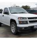 chevrolet colorado 2009 white work truck gasoline 4 cylinders 2 wheel drive manual 77090