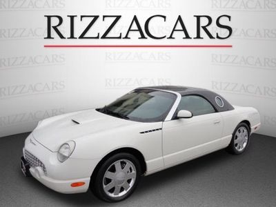 ford thunderbird 2002 white gasoline 8 cylinders rear wheel drive automatic with overdrive 60546
