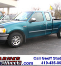 ford f 150 1997 green xlt gasoline v6 rear wheel drive automatic with overdrive 45840