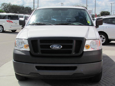 ford f 150 2007 white pickup truck xl gasoline 6 cylinders rear wheel drive 5 speed manual 33884