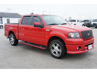 ford f 150 2008 red gasoline 8 cylinders 2 wheel drive 4 speed automatic 77388