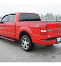 ford f 150 2008 red gasoline 8 cylinders 2 wheel drive 4 speed automatic 77388