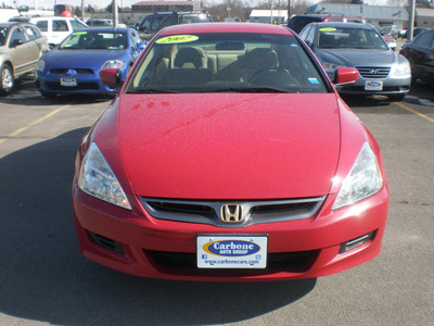honda accord 2007 red coupe lx gasoline 4 cylinders front wheel drive automatic 13502