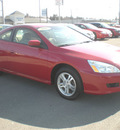 honda accord 2007 red coupe lx gasoline 4 cylinders front wheel drive automatic 13502