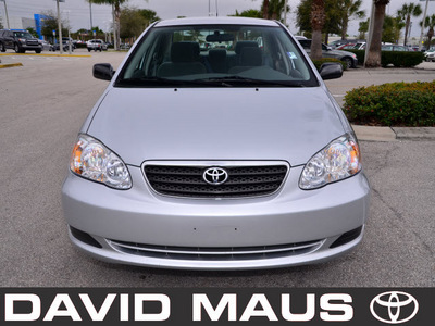 toyota corolla 2008 silver sedan ce gasoline 4 cylinders front wheel drive automatic 32771