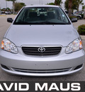 toyota corolla 2008 silver sedan ce gasoline 4 cylinders front wheel drive automatic 32771