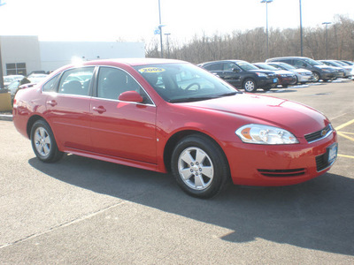 chevrolet impala 2009 red sedan lt gasoline 6 cylinders front wheel drive automatic 13502