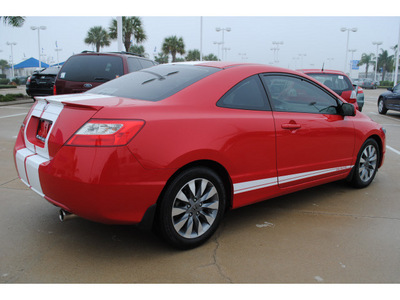 honda civic 2009 red coupe ex gasoline 4 cylinders front wheel drive automatic 77065