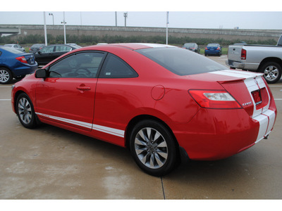 honda civic 2009 red coupe ex gasoline 4 cylinders front wheel drive automatic 77065