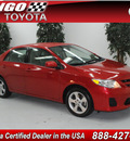 toyota corolla 2011 red sedan le gasoline 4 cylinders front wheel drive automatic 91731