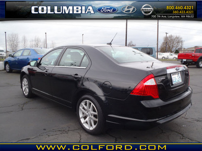 ford fusion 2010 black sedan sel gasoline 4 cylinders front wheel drive automatic 98632