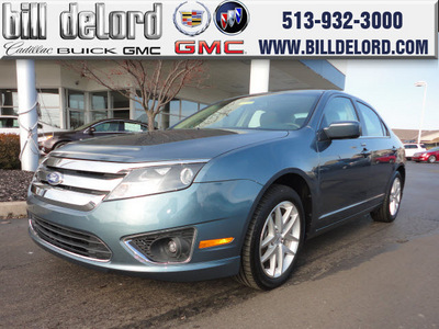 ford fusion 2011 blue sedan sel flex fuel 6 cylinders front wheel drive automatic 45036