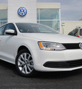 volkswagen jetta 2012 white sedan se gasoline 5 cylinders front wheel drive 6 speed automatic 46410