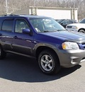 mazda tribute 2005 blue suv s gasoline 6 cylinders all whee drive automatic 06019
