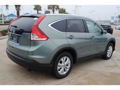 honda cr v 2012 lt  green suv ex l gasoline 4 cylinders front wheel drive automatic with overdrive 77065
