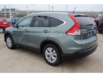 honda cr v 2012 lt  green suv ex l gasoline 4 cylinders front wheel drive automatic with overdrive 77065
