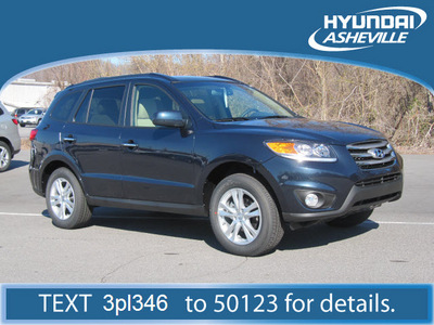 hyundai santa fe 2012 dk  blue suv limited gasoline 4 cylinders front wheel drive automatic 28805