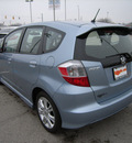 honda fit 2011 lt  blue hatchback sport nav gasoline 4 cylinders front wheel drive automatic 46219
