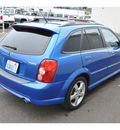 mazda protege5 2003 blue hatchback gasoline 4 cylinders dohc front wheel drive 5 speed manual 98371